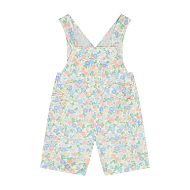 Floral Cotton Overalls, Meadow Multi