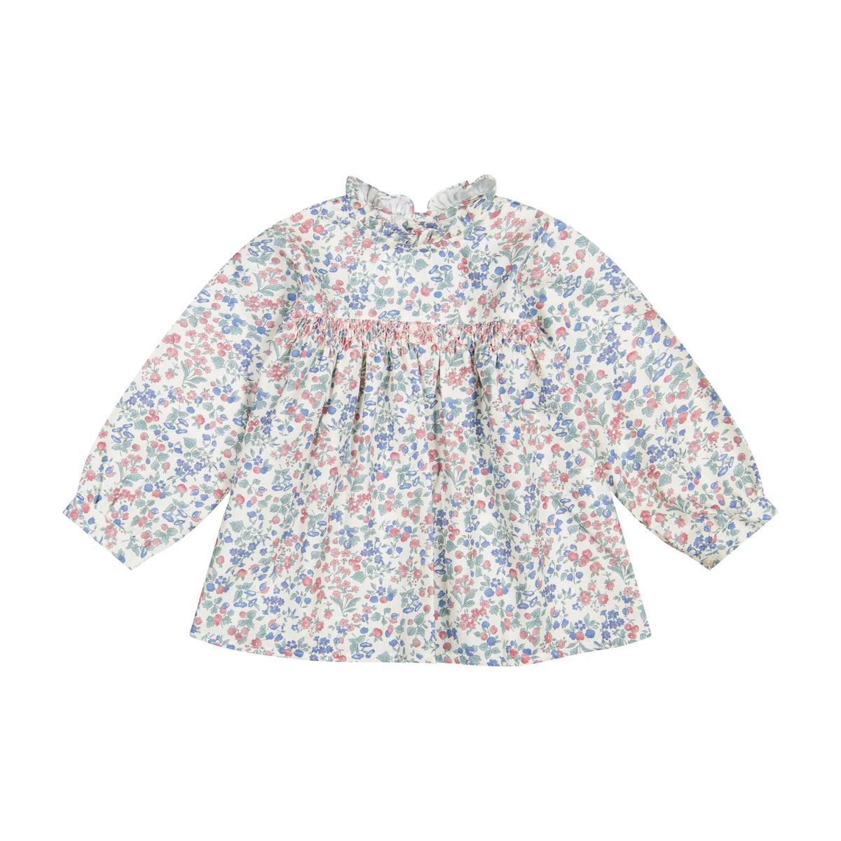*Exclusive* Smocked Blouse Bluebells