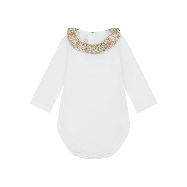 *Exclusive* Ruffled Collar Onesie, Fall Floral