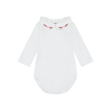 *Exclusive* Peter Pan Onesie, Rose Embroidery