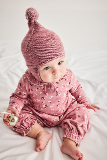 Baby Pattie Onesie, Antique Rose Circus