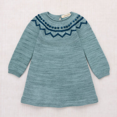 Zig Zag Dress, Slate