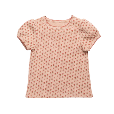Pointelle T-Shirt, Tulip Floral