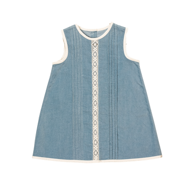 Velvet Hannah Dress, Eggshell