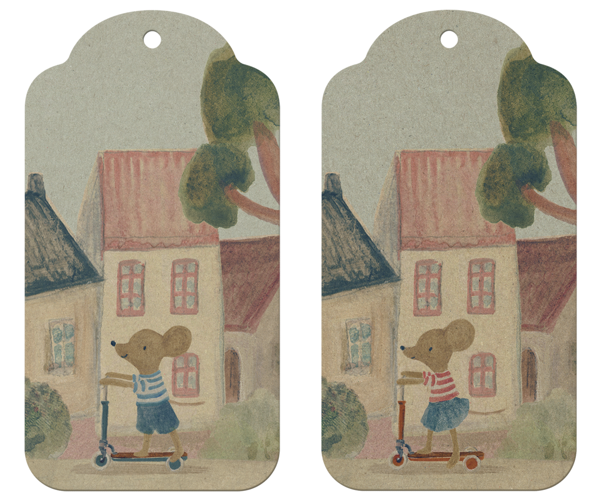 GIFT TAG Mouse Friends
