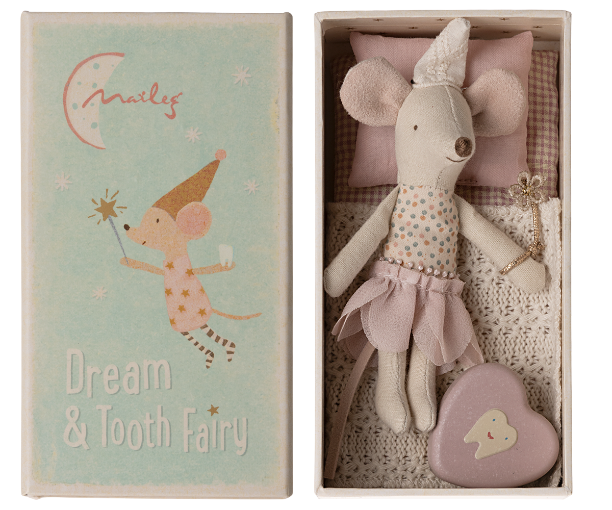 Tooth Fairy Mouse Little Sister Matchbox