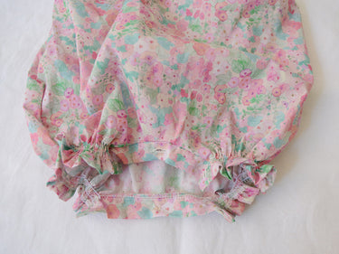 Esme Balloon Onesie, Pink Flower