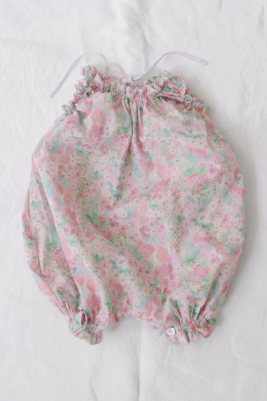 Esme Balloon Onesie, Pink Flower