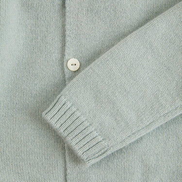 Double Breasted Cardigan, Dusty Blue