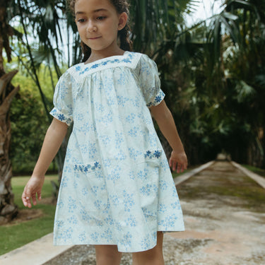 Adelle Dress, Minty Floral Print