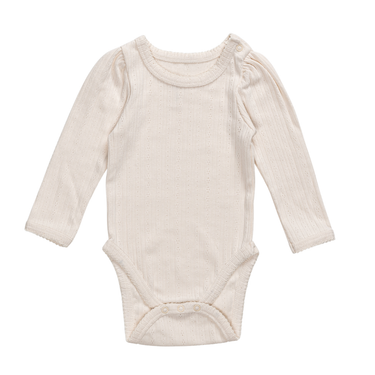 Pointelle Baby Bodysuit, Chantilly