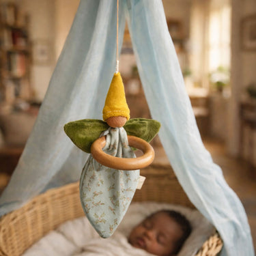 Green Floral Fairy Teether