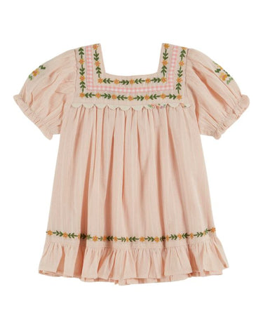 Embroidered Dress, Coquillage