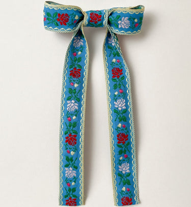 Fiesta Hair Bow, Delphinium