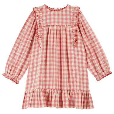Gauze Gingham Dress