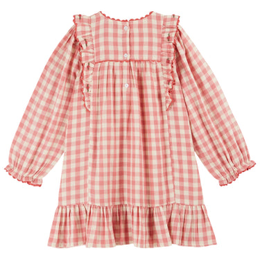 Gauze Gingham Dress