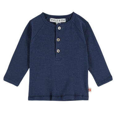 Organic Cotton Tee, Midnight Blue