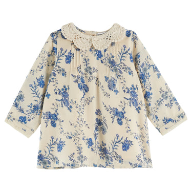 Crochet Collar Dress, Orchid Blue