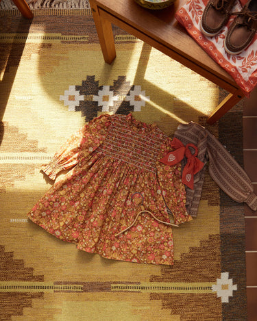 Mia Dress, Autumn Harvest Floral