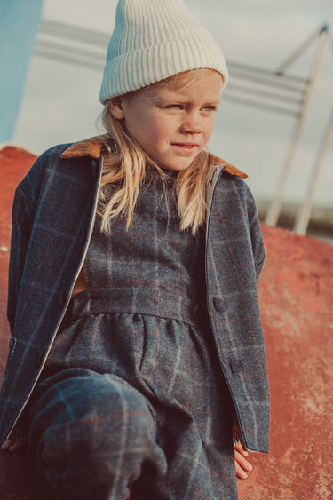 Fausto Jacket,  Navy Tartan