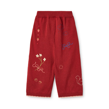 Agnes Pants, Dark Cranberry
