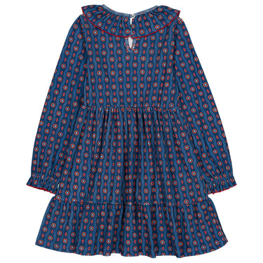 Alia Dress, Wavy Navy
