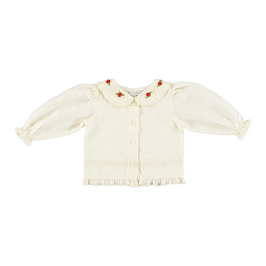 Anita Baby Blouse, Heart Lace