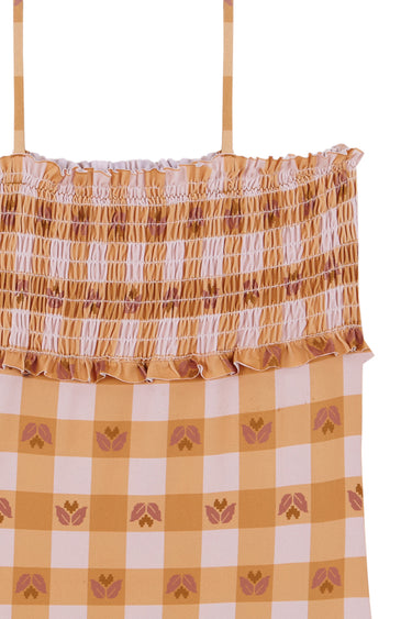 Peñalba Smocked Swimsuit