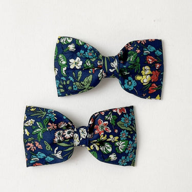 Set of Two Baby Bows, Liberty Snowdrop