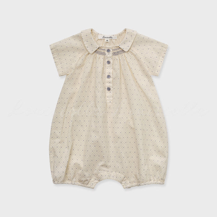 Louisiella Baby Nerina Bodysuit, Vintage Pink