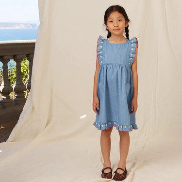 Lana Apron Dress, Denim