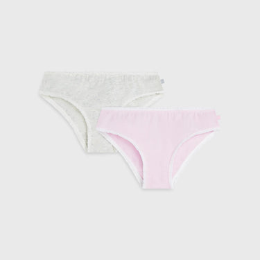 Olivia Briefs, Pink Poudree & Grey Nuage