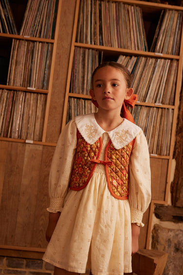 Carey Dress, Broderie