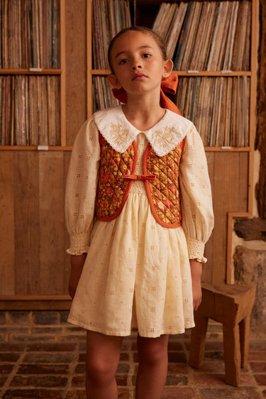 Carey Dress, Broderie