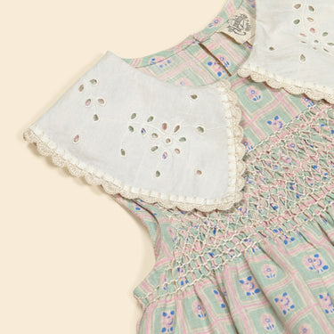 Cornelia Sleeveless Smock Dress, Rosepanel Mint