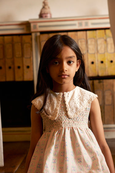 Cornelia Sleeveless Smock Dress, Rosepanel Mint