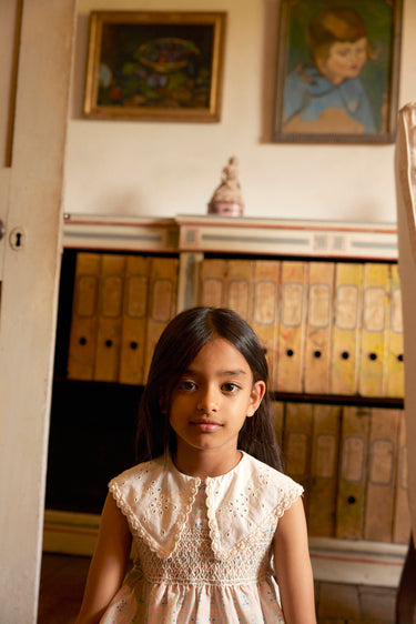 Cornelia Sleeveless Smock Dress, Rosepanel Mint