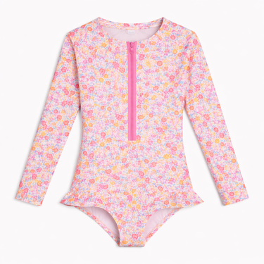 Lycra Zip Swimsuit, Liberty Emma Giallo