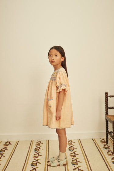 Dora Dress, Satin Pink