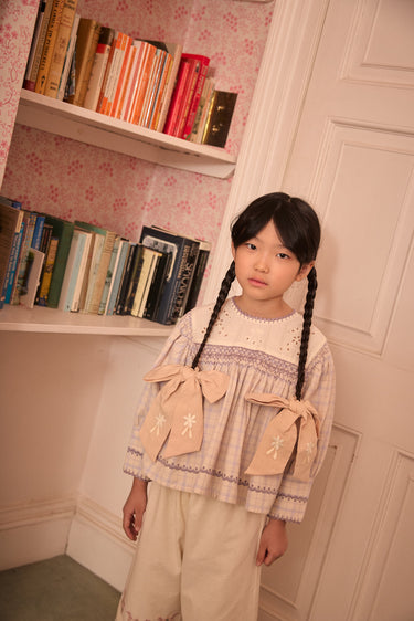 Dora Long-sleeve Blouse, Camp Check