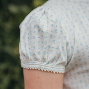 Beaufort Tee, Cornflower Blue Tulips