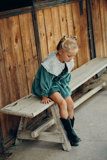 Baby Forest Riverie Dress and Bloomer Set