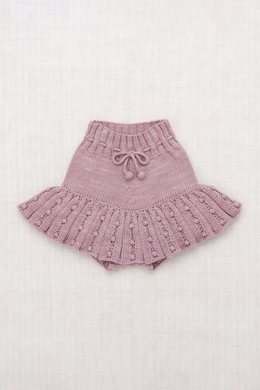 Eyelet Popcorn Skating Skirt, Plum Petal