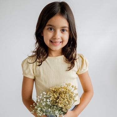 Beaufort Tee, Sunshine Pointelle