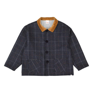 Fausto Jacket,  Navy Tartan
