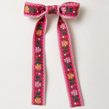 Fiesta Hair Bow, Old Fuchsia