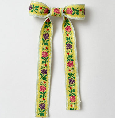 Fiesta Hair Bow, Sherbet Lemon