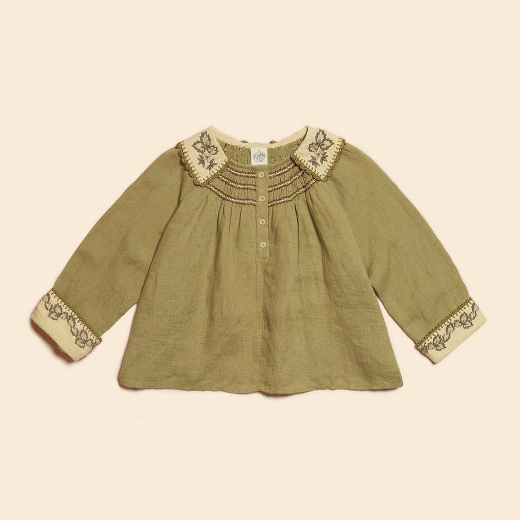 Apolina kids Meera blouse bluebell 5-7y-