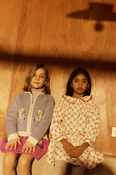 Martha Corduroy Dress, Floral Check