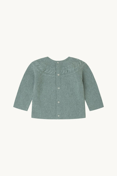 Knitted Newborn Set, Green